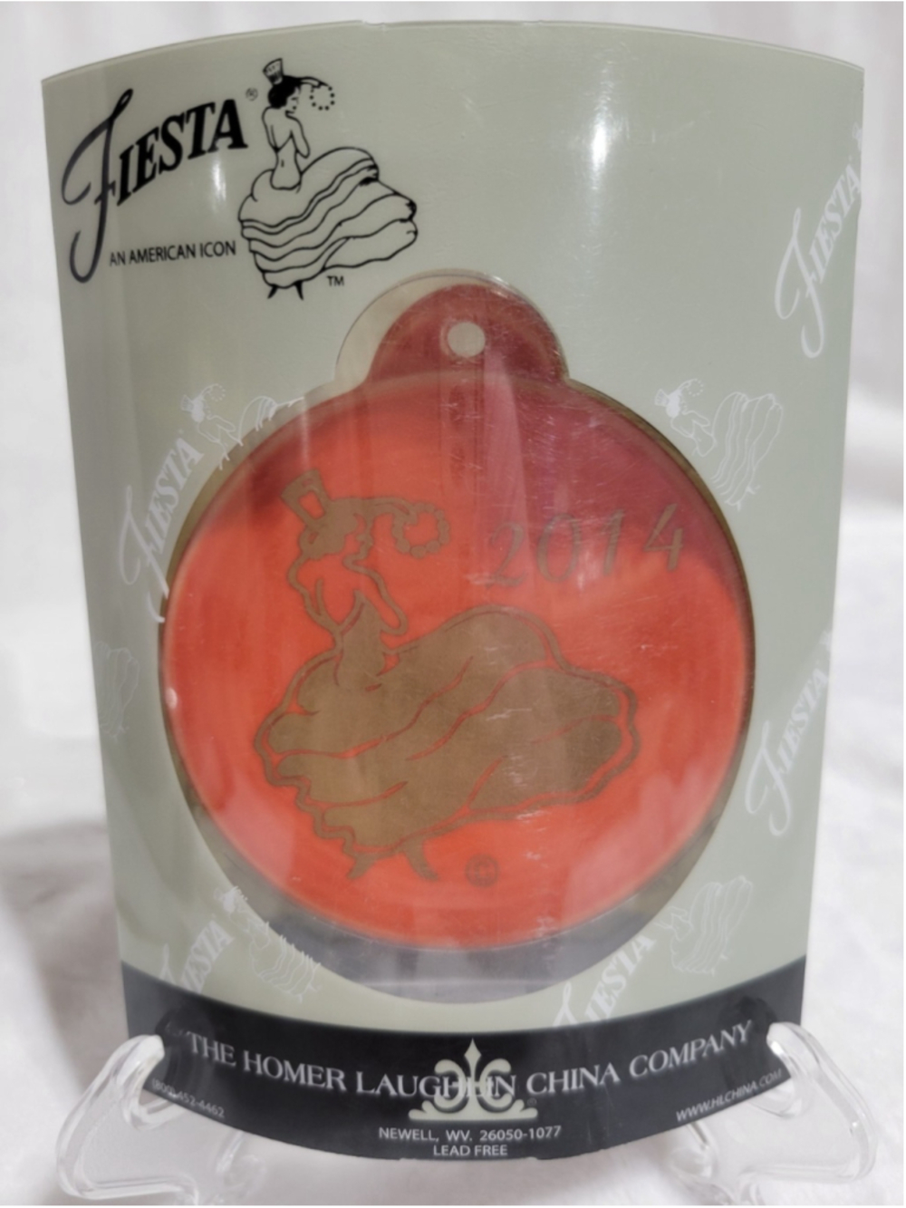 Fiestaware Poppy 2013 Dancing Lady Ornament HLC